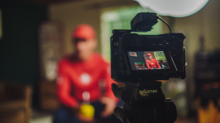Bastidores de filmagem das entrevistas